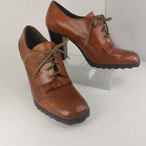 Vintage Hilary Radley Brown Oxford Style Heels